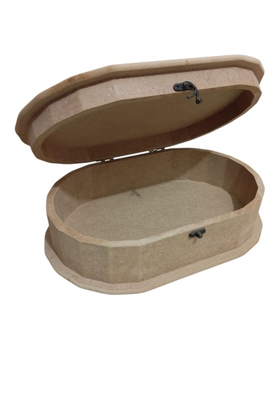Mdf 3'lü Oval Kutu Seti
