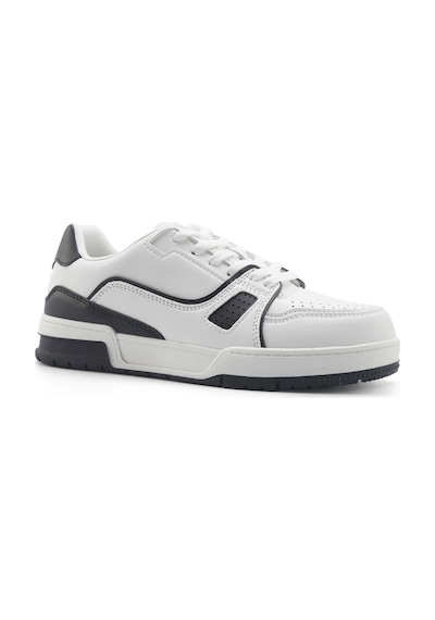 Lumberjack Penıta 5fx Beyaz Kadın Sneaker Beyaz-sıyah Beyaz - Siyah