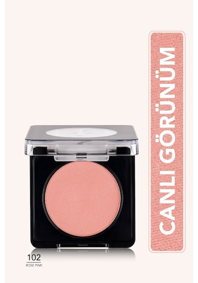 Flormar Mat Bitişli Kompakt Allık - Blush-On - 102 Rose Pink - 8682536051729