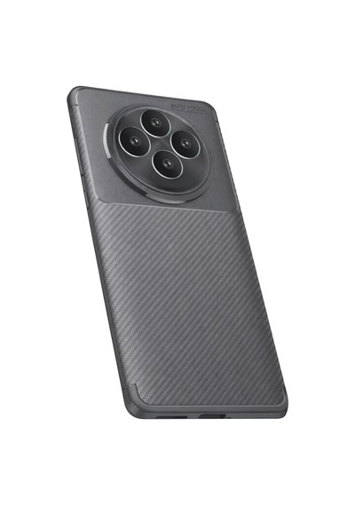 Newface Oppo Reno 11 Fs Kılıf Auto Focus Karbon Kapak - Gri Resimdeki