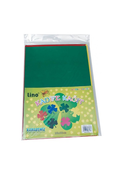 Kadife Kağıt 10 Lu 6 Renk 2717j