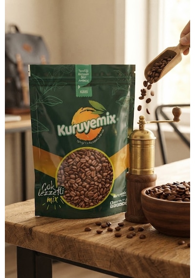 Özel Harman Kavrulmuş Kahve Çekirdeği - Taptaze Ve Yoğun Aromalı 500g Çekirdek Kahve