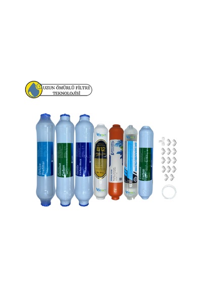 Fluxtek Kapalı Kasa Su Arıtma Sertifikalı 7li Pera Water Mineral+b12 Alkali+detox Mebransız Filtre