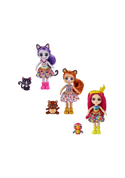 Enchantimals Minik Kız Kardeşler Ve Dostları - 5 Adet Tarı