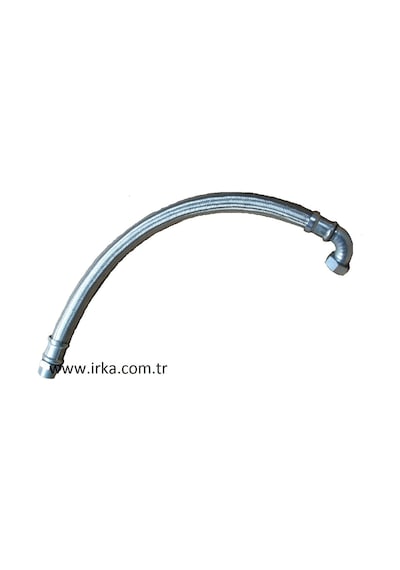 Fleks Bağlantı Hortumu - 1 1 2'' - 150 Cm - Dirsekli - Paslanmaz