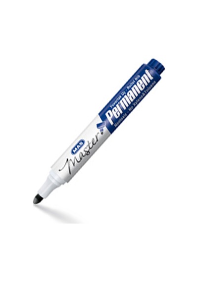 Mas Permanent Marker Yuvarlak Uç Mavi 6406 Çok Renkli