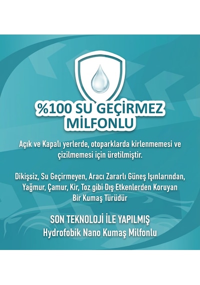 Honda E Özel Tasarım Çift Kat Miflonlu Branda - Uv Filtreli Su İtici Kılıf