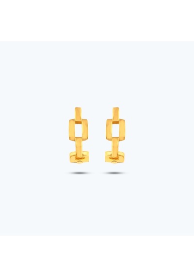 Altınbaş 22 Ayar Altın Zincir Halka Küpe Bkp0092-25649 Çok Renkli