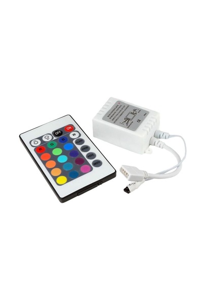 Rgb Led Kontrol Kumandası 6a Animasyonlu Poke-5326 24 Tuş IR RGB
