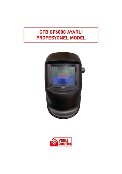 Gf6000 Colormatic Ayarlı Otomatik Kaynak Maskesi Otomatik Kararan Ergonomik Koruma Maskesi