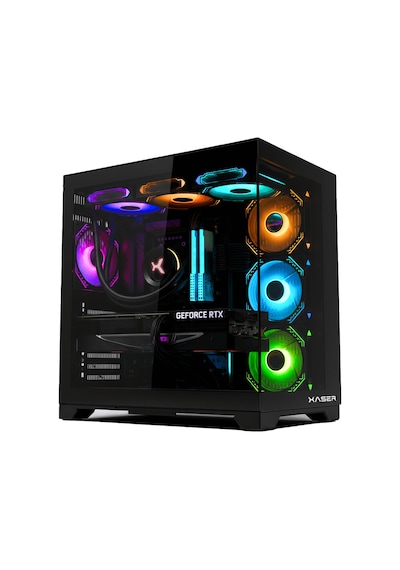 Xaser Helmet X55 R7-5700X 32 GB 1 TB SSD 12 GB RTX5070 27" Dos Masaüstü Bilgisayar
