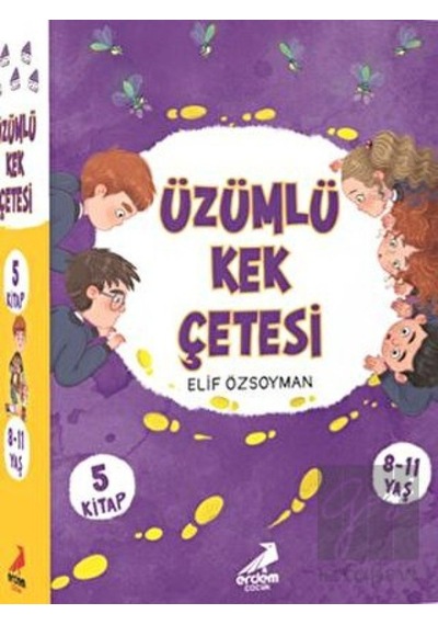 Üzümlü Kek Çetesi Seti (5 Kitap Takım) Erdem Çocuk  -  Erdem Çocuk