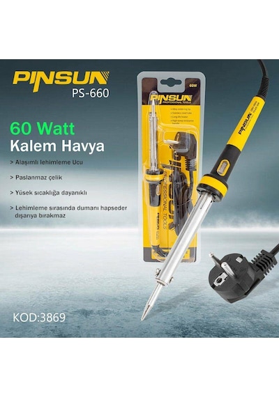 Pınsun Ps-660 60Watt Kalem Havya