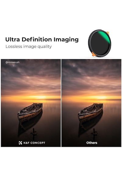K&f Concept 82 MM Cpl + ND4-ND64 Varıable Nano-X Serisi 2 İn 1 Filtre