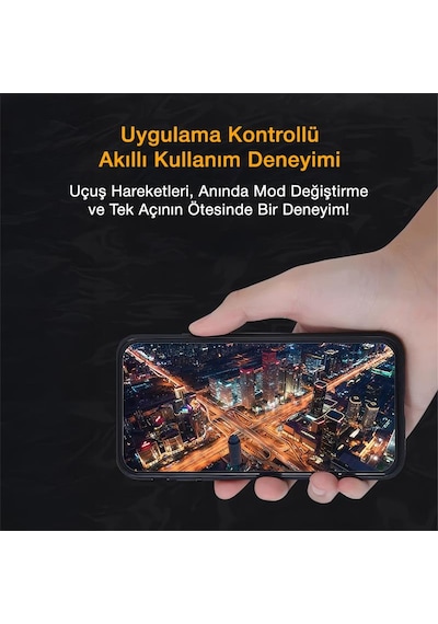 Sjrc F5s Pro+ Plus Combo 4k Kameralı Drone Seti +2batarya+3.5km Menzil+30 Dakika Uçuş Süresi+çanta+eıs Gimbal+takip Modu