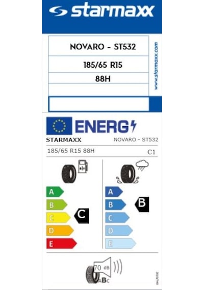 Starmaxx 185/65 R15 88H Novaro ST532 Yaz Lastiği 2025