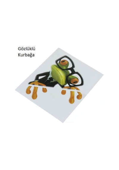 Komik Araba Kurbağa Yapıştırması