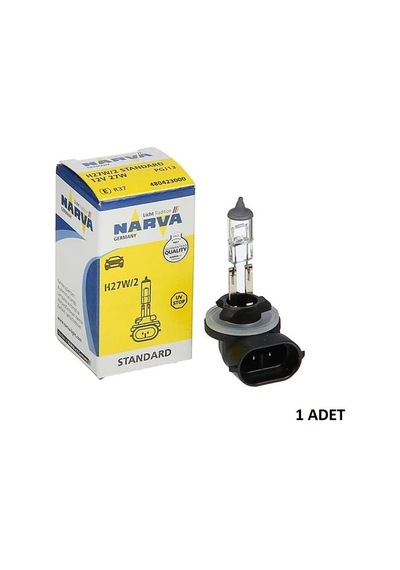 Halojen Ampul 12v H27 H27w Pgj13 Eğri Soketli Narva 48042