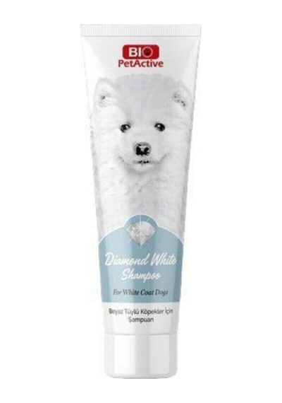 Bio Petactive Diamond Beyaz Tüylü Köpekler Için Şampuan 250 ML
