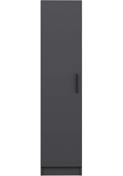 Minar Kale 1 Kapaklı Dolap Antrasit - Antrasit 210cm