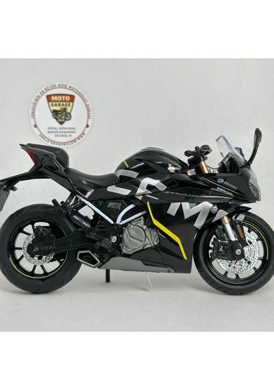 Cfmoto 250sr 1:12 Sesli Işıklı Diecast Motosiklet Modeli - Siyah