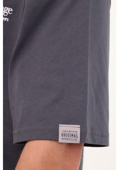 Kinetix Ml Ordmu 11vntg204 5fx Gri Erkek Kısa Kol T-shirt Gri