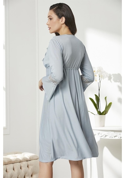 Pierre Cardin 5325 Kadın Penye Dantelli 6'lı Çeyizliktakım-mist Mist