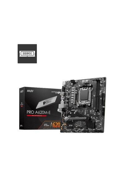 Msı Pro A620m-e Ddr5 Hdmı Pcıe 4.0 Am5 Matx-219070
