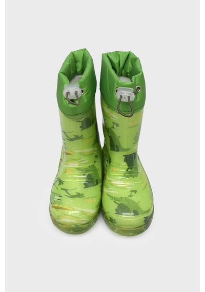 Sanbe Snb901y3102 Yeşil Unısex Çocuk Desenli Çizme Yeşil