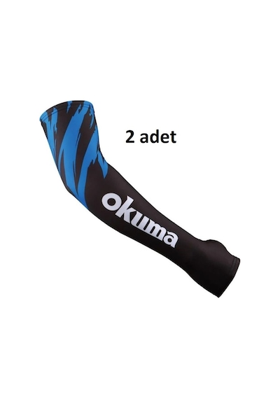 Okuma Black Motif Sleeves L Beden Kolluk 2 Adet Çok Renkli
