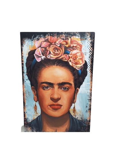 Meksikalı Kadın Ahşap Poster-30x20cm