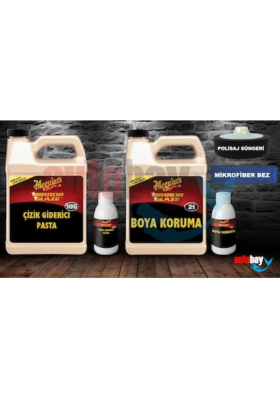 Meguiars 105 Pasta 21 Boya Koruma Bölünmüş Ürün Seti 100Gr-