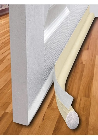 2 Adet Bej Renk 90 Cm Kapı Altı Rüzgarlık Rüzgar Hava Önleyici Yalıtım Süngeri