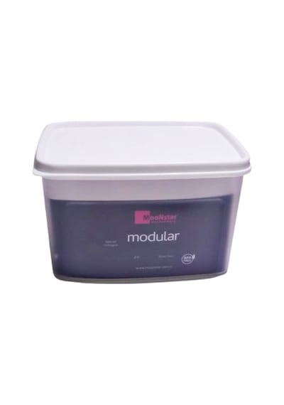 Geseus Moonstar Süzgeçli Peynir Saklama Kabı 2 Litre Bpa Free Ms06 Beyaz