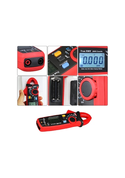 Ut210a-current Clamp Mini Multimetre Test Cihazı Uni T Ut210e Ut210d Amperometrik Ölçüm Pensesi Ampermetre Ac Dc Frekans Kanca Metre Pro