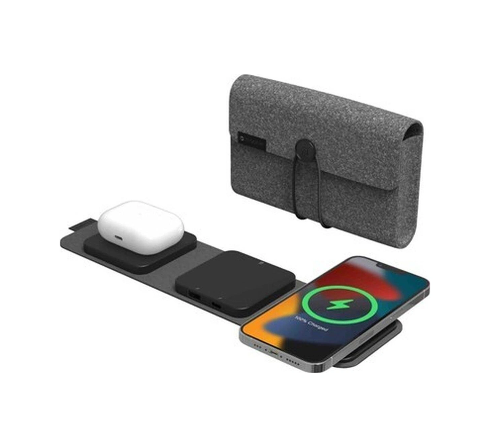 Mophie Universal Wireless 2 In 1 Travel Charger-12842