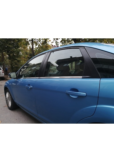 Ford Focus 2 Krom Cam Çıtası 2006-2011 4 Parça Cam Çıta