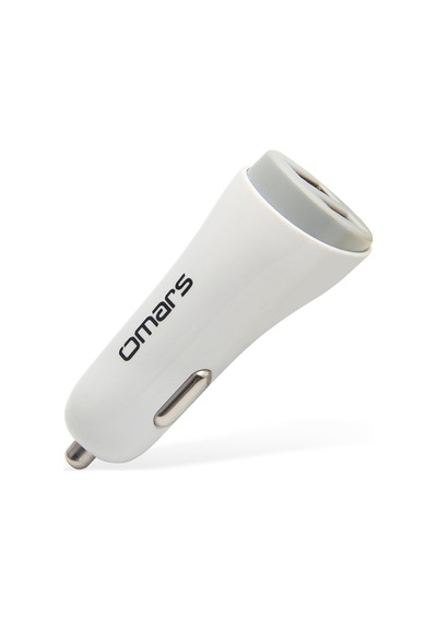 Omars 4.8A Çift Usb Çıkışlı Araç Şarj Cihazı
