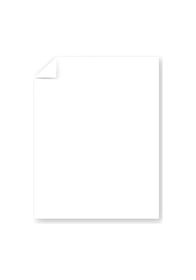 Hafif Vellum Bristol Kartvizit, 325 Yaprak, 70lb/147 Gsm, 8,5 X 11 İnç
