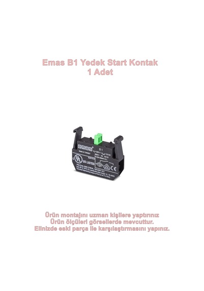 Emas B1 Kontak Blok Start Yedek Kontak