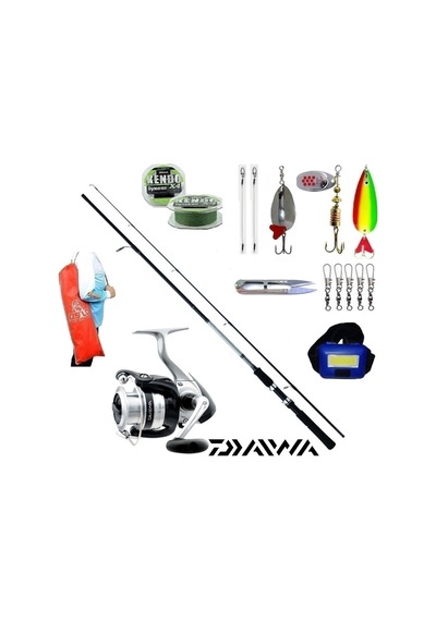 Strikeforce 2500b Daiwa Sweepfire 210cm 10-30gr Turna Spin Olta Takımı Seti