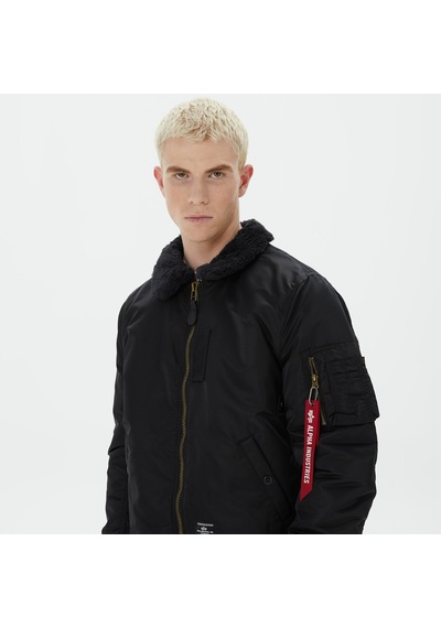 Alpha Industrıes Alpha Industries B-15 Mod Flight Erkek Siyah Ceket