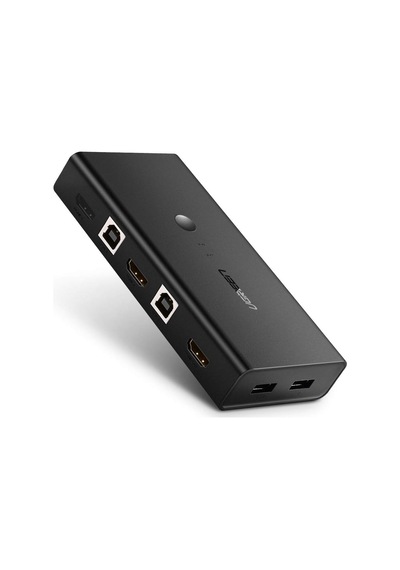 4k Hdmı Kvm Switch 2-in-1, 2xhdmı In, 1xhdmı Out, 2xusb-a 2.0, 2xusb-a 1.1, 50744