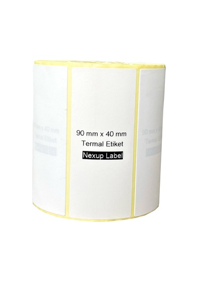 90x40 Mm Termal Etiket, Barkod/adres/kargo Termal Etiketleri, Zebra Ve Diğer Yazıcılarla Uyumlu