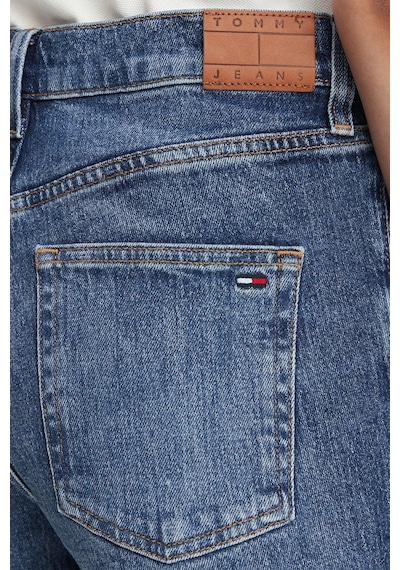 Tommy Jeans Pamuklu Slim Fit Yüksek Bel İspanyol Paça Jean Kadın Kot Pantolon Dw0dw23077 1bk Mavi Tommy Jeans Pamuklu Slim Fit Yüksek Bel İspanyol Paça Jean Kadın Kot Pantolon Dw0dw23077 1bk Mavi