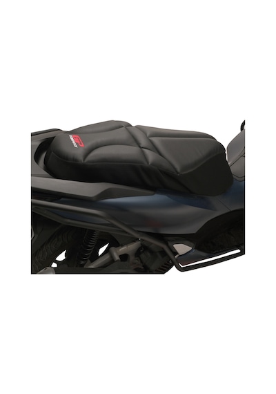 GP Kompozit Honda PCX 125 / 150 2014-2025 Uyumlu Fileli Motosiklet Konfor Sele Kılıfı Siyah