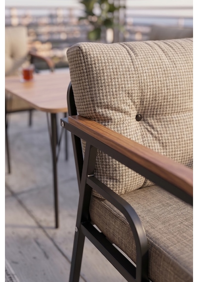 Canisa Ekon Serisi 1. Sınıf 3+1+1 Cappucino Bahçe Balkon Oturma Koltuk Takımı, Canisa Ekon Serisi 1. Sınıf 3+1+1 Cappucino Bahçe Balkon Oturma Koltuk Takımı,