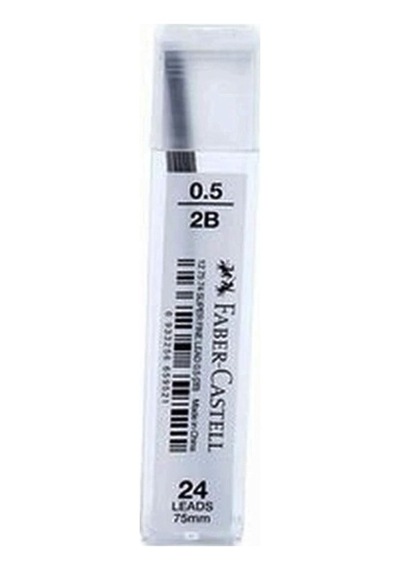 Faber Castell Min 0,7 Uç Tüp İçi 24lü 2b White Kalem Ucu - 4 Adet Çok Renkli