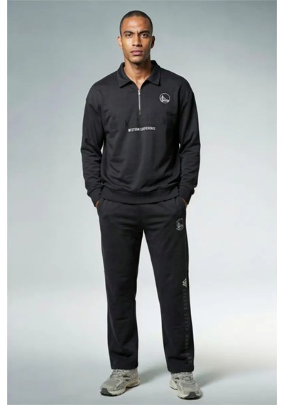 Defacto Nba Golden State Warriors Relax Fit Skuba Dalgıç Kumaş Jogger F6994ax26spar191 Antrasit-ar191