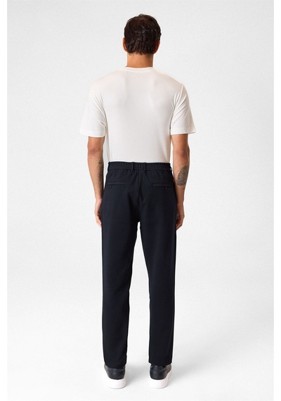 Back And Bond Lacivert Regular Fit Diagonel Jogger Pantolon Çok Renkli